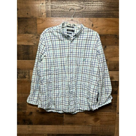 Nautica Classic Fit Men's Long Sleeve Button Up Size XXL‎ - Picture 1 of 5